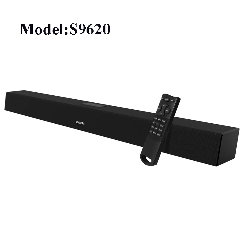 

MEGACRA Sound Bar Wireless Music System Bluetooth Speaker, Black