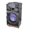 Good Quality 12inch Wireless DJ Speaker BT Woofer With Radio/USB/TF Card Pa Music Player + 2 Tweeters+Remote Control