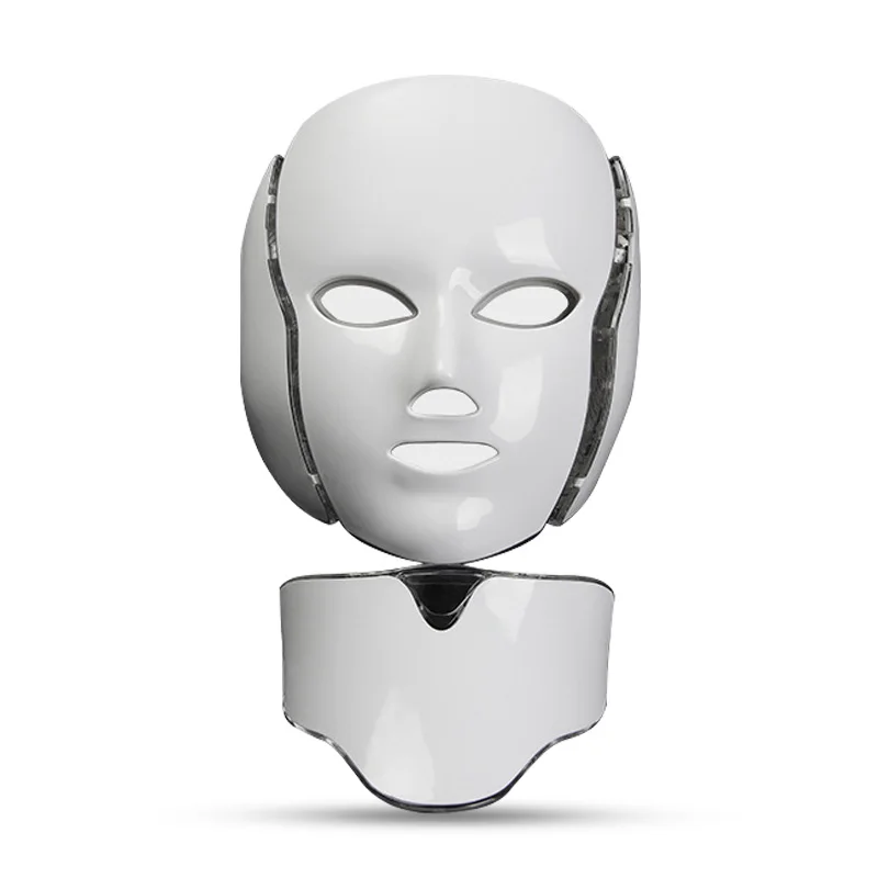 

Skin tightening face lifting machine led light therapy facial mask, White