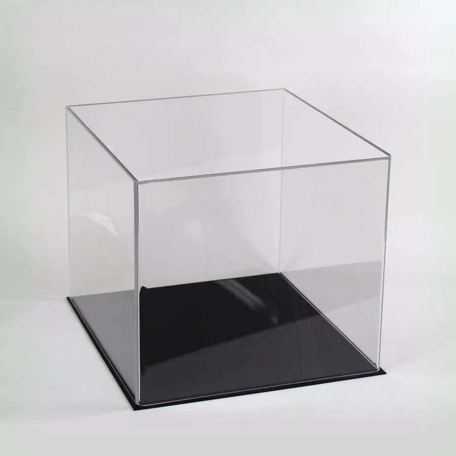 5 Sided Clear Acrylic Cube Display Storage Cases/covers With Lid For ...