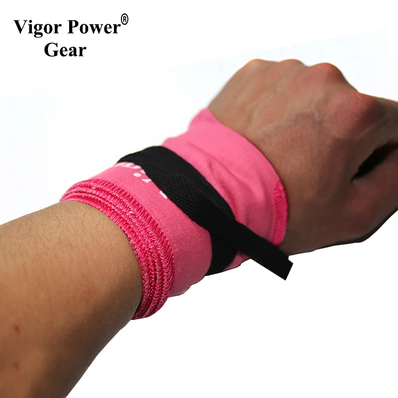

Cotton Weight Lifting Wrist wraps, strength training cotton wrist wraps, Plum ,green
