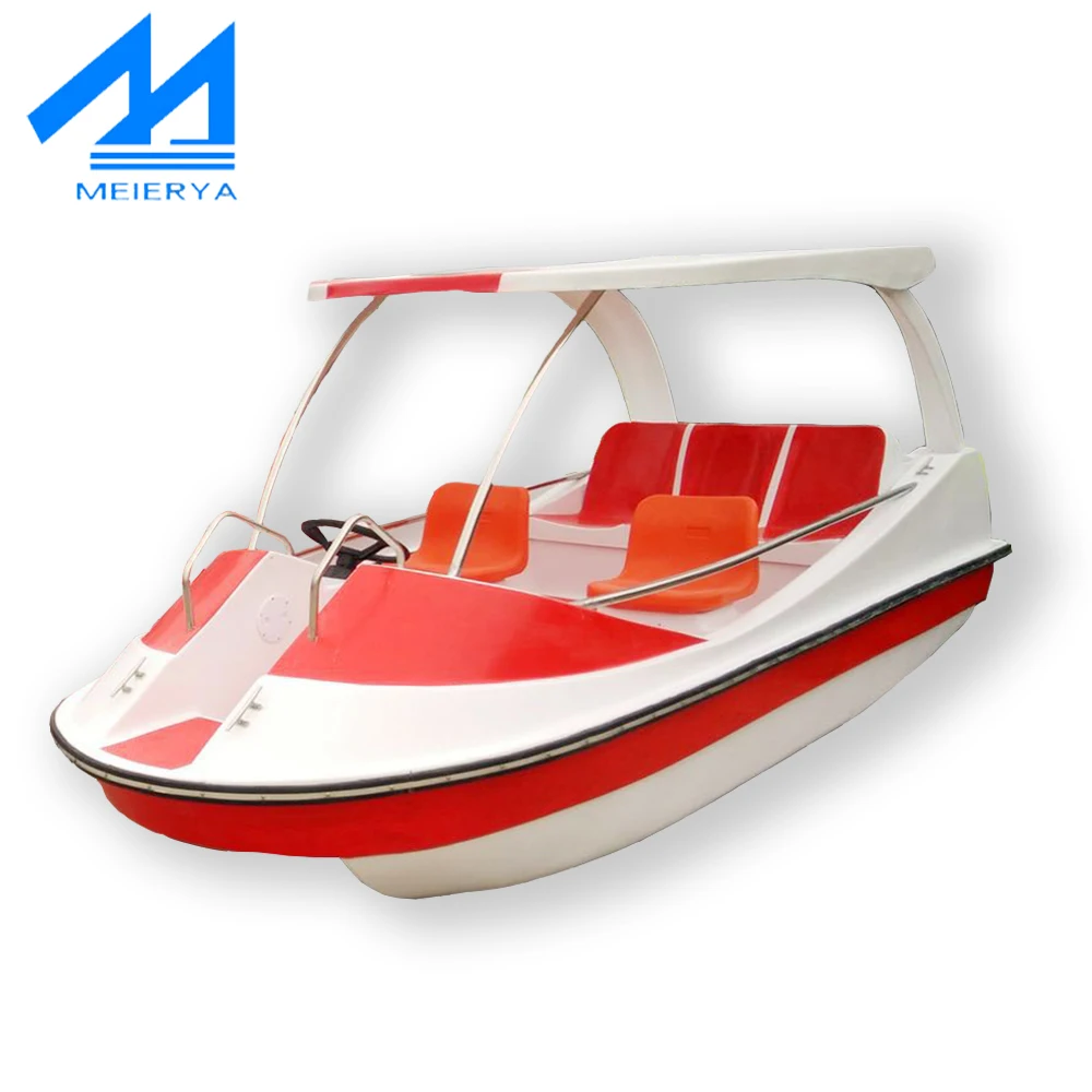 Newest Fiberglass Electric Boat For 45 Person In Water Park Play
