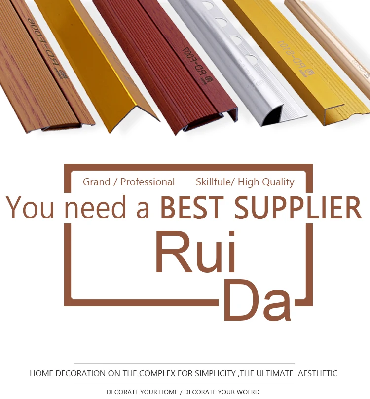 PVC corner tile trim