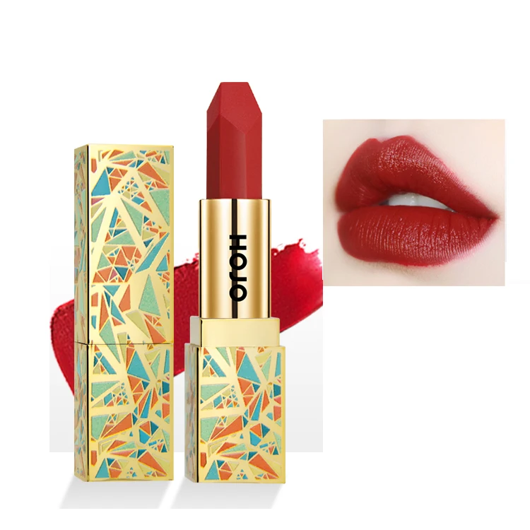 

HOJO hot cosmetics matte texture + light silky smooth makeup full coverage innovative matte lipstick, Multi-colored