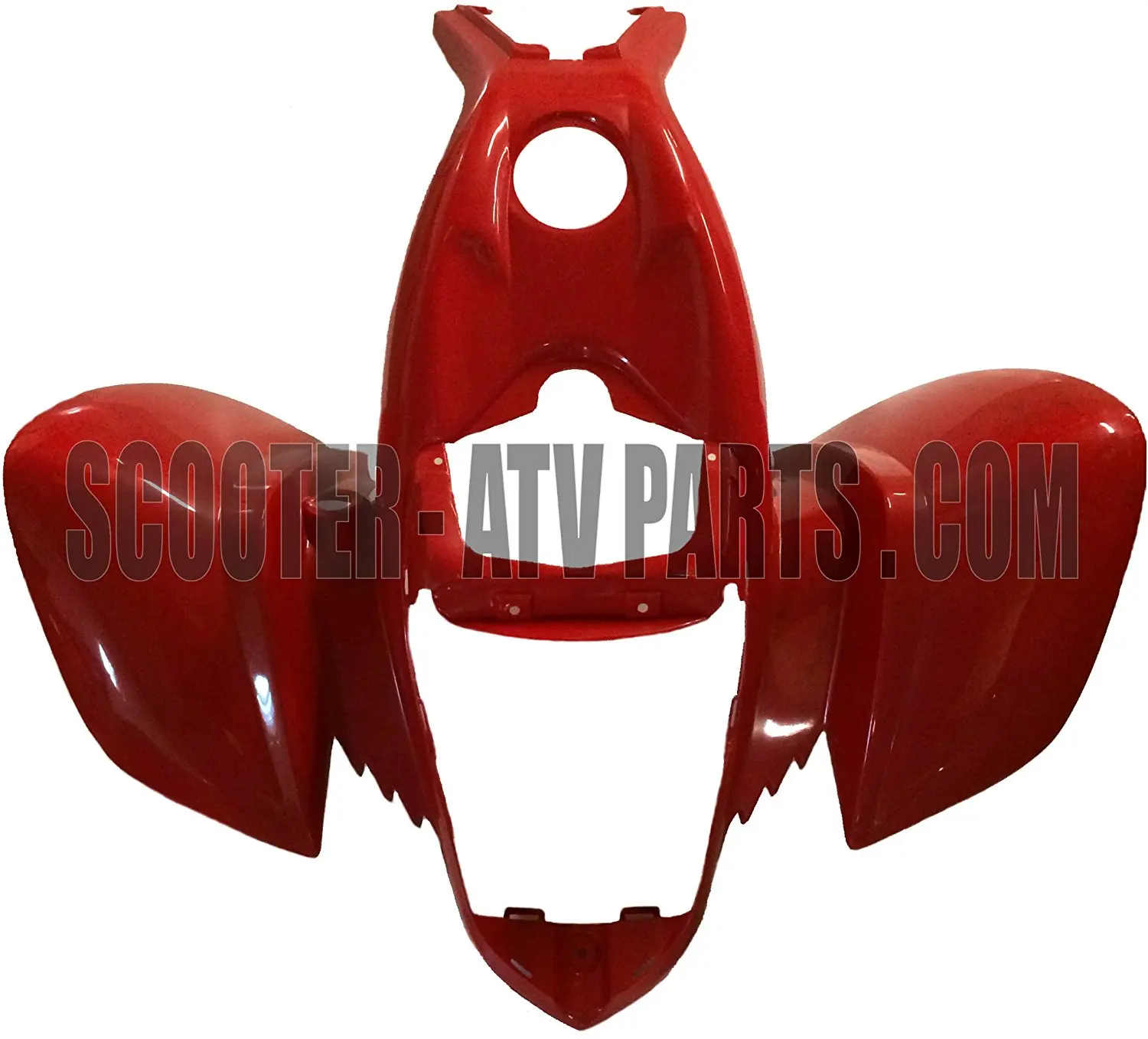 Get Quotations · Front Fender for Kazuma Falcon ATVs -- Red