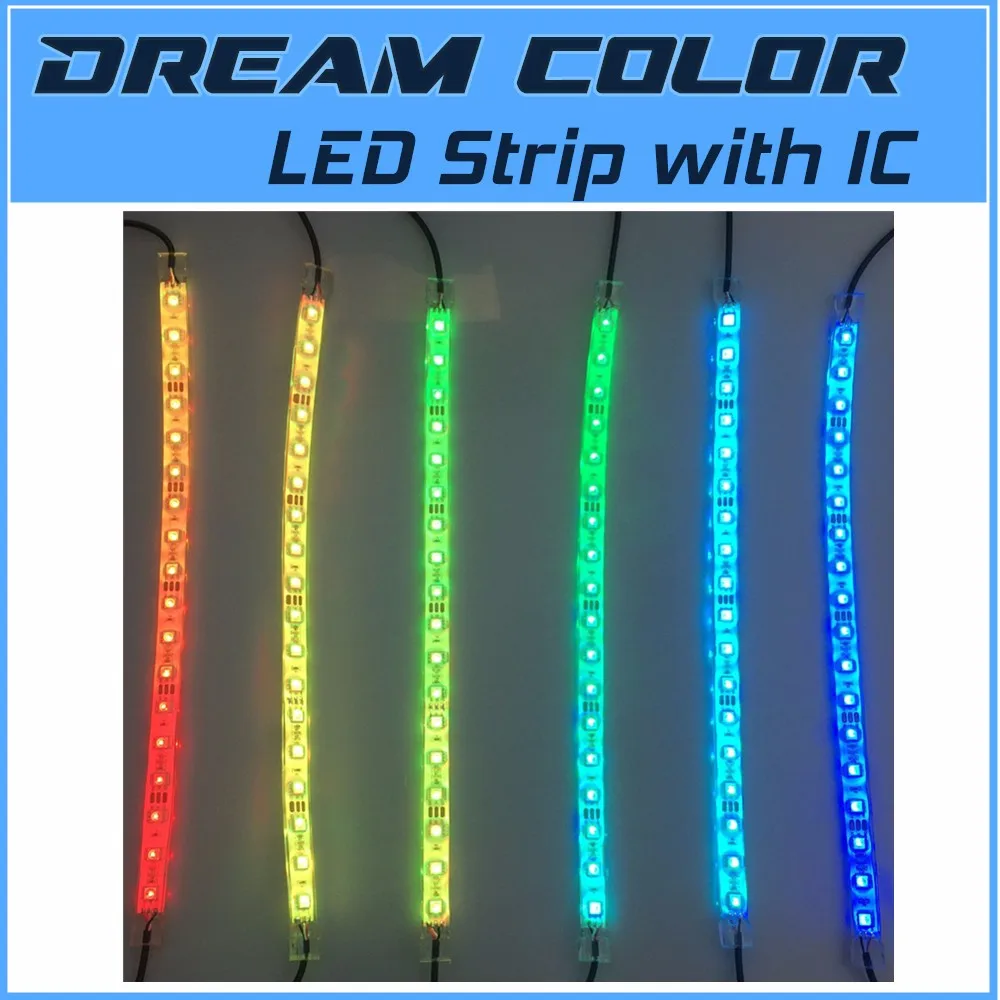 10pcs Dimmable LED Strips Motorcycle Neon Light Kit with Remote