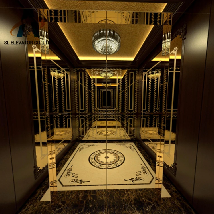 Indoor residential elevator cheap villa passenger elevator high quality for house villa 