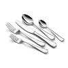 Alibaba retail 18/18 flatware sets silver type 304 stainless steel cutlery for wedding and gift set