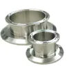 sanitary stainless steel triclamp pipe end cap with reducer 4"X1.5" for BHO closed loop extractor