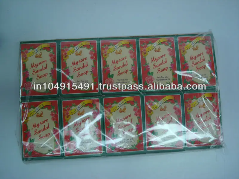 10 x 75 gm Mysore sandal Soap