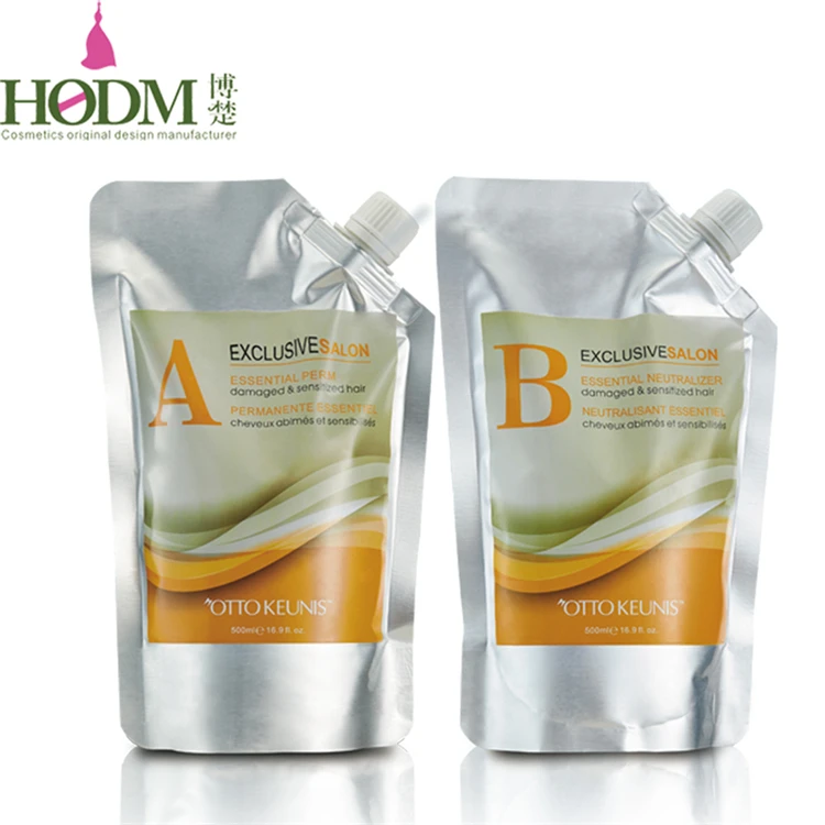 Exclusive Salon Curly Perm Lotion Hair For Damaged Hair And Sensitized Hair 500ml*2 Buy