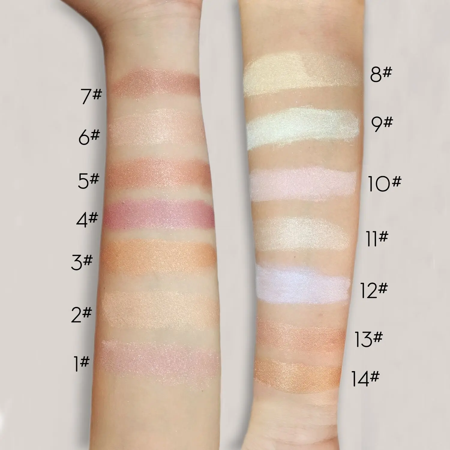 

OEM Customize Highlight Loose Powder 17 Color Face Glow Highlighter Powder Wholesale 5g,10g/pcs, Multi colors;custom color