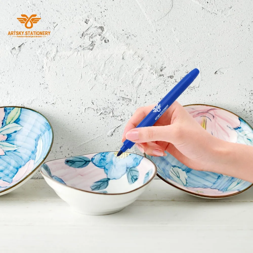 Porcelain Marker Pen Oven Bake Marker Pen (8 Assorted Sets) Buy