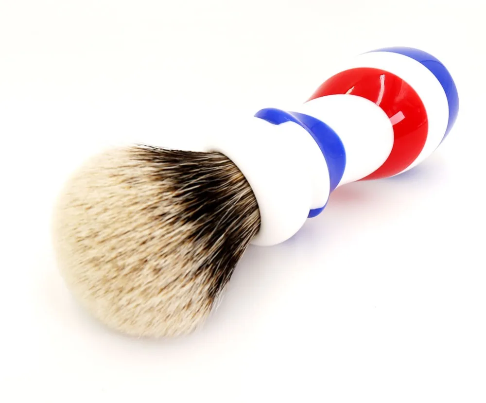 

Yaqi New Barber Pole Style 24mm Two Band Badger Knot Shaving Brush
