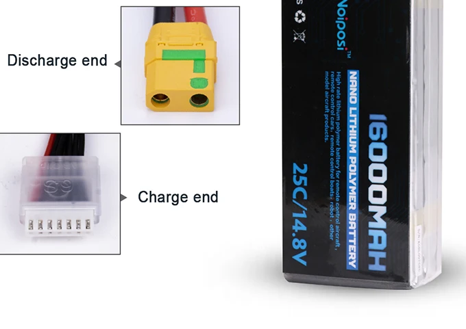Rc lipo battery 10000/16000/22000mah 25c 14.8v 3s 4s 5s 6s li-poymer battery pack