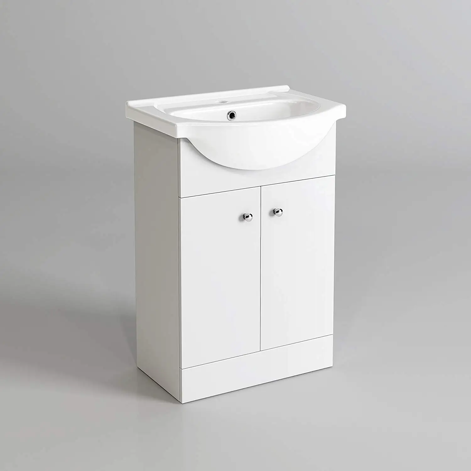 White Vanity Sink Unit Bathroom Storage Furniture Restaurant Bathroom