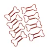 Popular colorful metal wire bone shaped paper clips