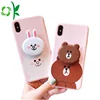 Cute Cartoon Silicone 3d Phone Case Soft Rabbit Brown Bear for Apple