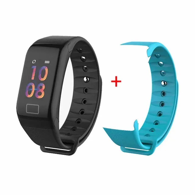 

Newest F1 Plus Smart band Blood Pressure Waterproof Color Screen Sports Smart Bracelet Heart Rate Monitor F1 Smart Wristband, Black;blue;red