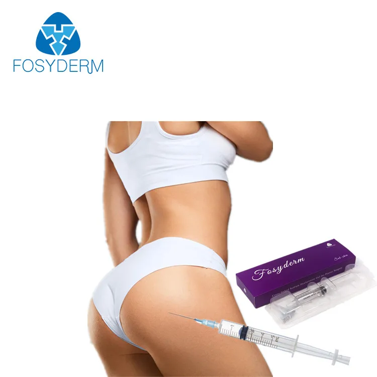 

2019 20ml Fosyderm Hyaluronic Acid Syringe Gel /Buttock Enlargement HA Dermal Injection, Transparent