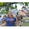 HLT hot sale life size adult realistic dinosaur costume for park