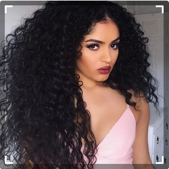 

2018 New Fashion Ali Bliss Wig Natural Color 250% Density Pre Plucked Peruvian Human Hair Lace Front Wig for Afro America Women, N/a
