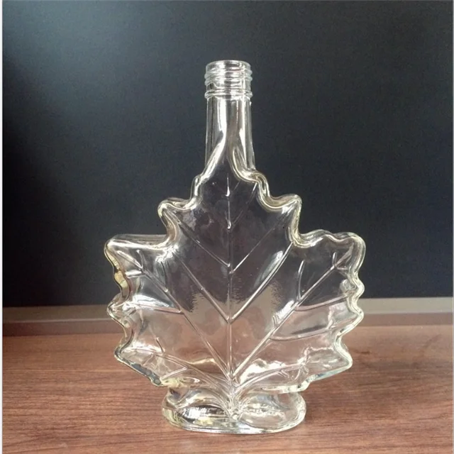 50ml Glass Maple Leaf Shaped Bottles For Syrup Sauces/ Liquors/olive ...