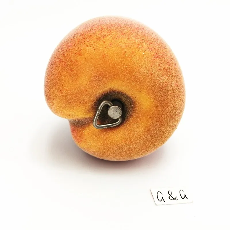 custom music plastic red peach music box