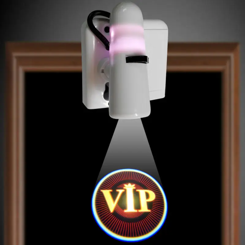 led spotlight customer company logo Projector Ghost Shadow Emblems Wireless Door Lights welcome courtesy Spot Lights