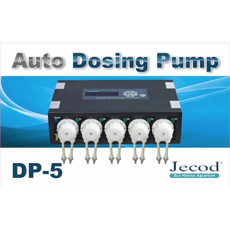 JEBAO JECORD DP-5 DP5 AUTO DOSING PUMP 5 CHANELS SMART SLAVE DOSER MACHINE FOR MARINE REEF CORAL SALTWATER AQUARIUM FISH TANK