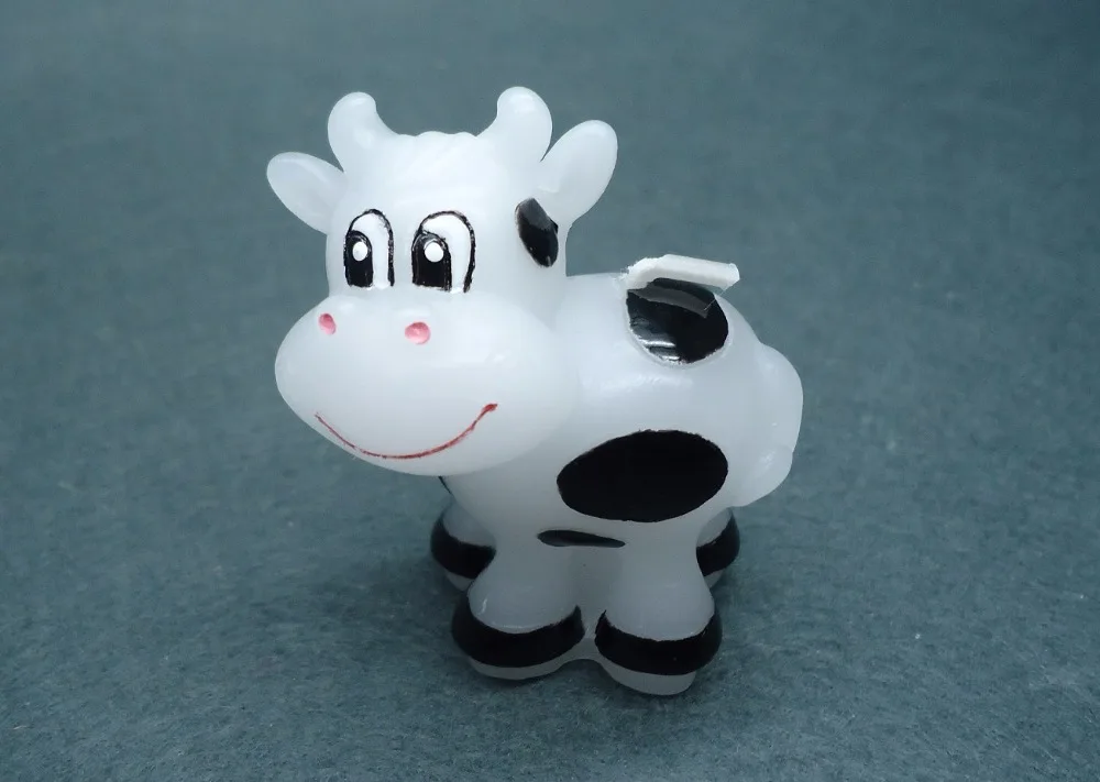 
Allite factory Creative Wedding/party decorative animal cow art candle 