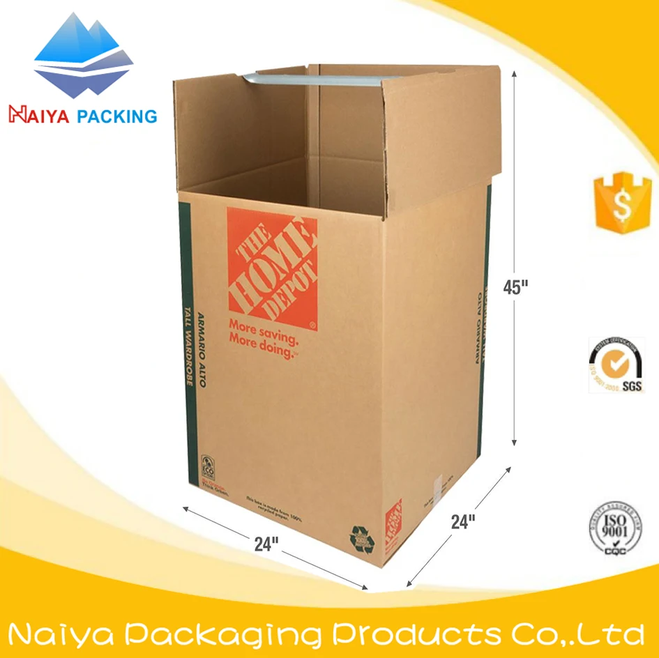 Wholesale Customized Large Wardrobe Carton Box Buy Wardrobe Box