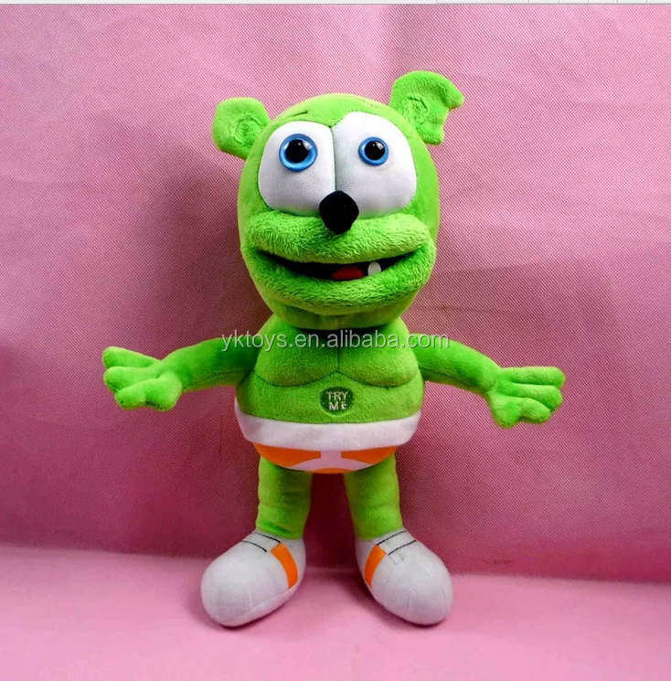 High quality gummy bear squeak plush toy