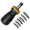 12 in 1 Stubby Mini Ratchet Screwdriver Kit Set Electric Screw Repair Hand Tool
