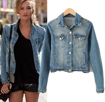 denim coats for ladies