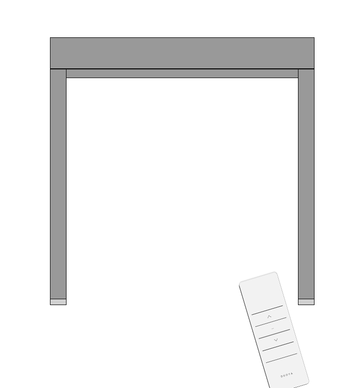 Outdoor roller blinds