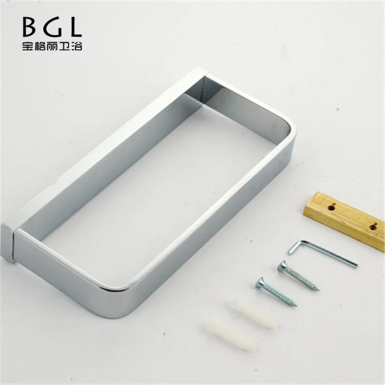 
2018 New Design No.85132 Bathroom Wall Mounted Brass Material Chrome Towel Ring 