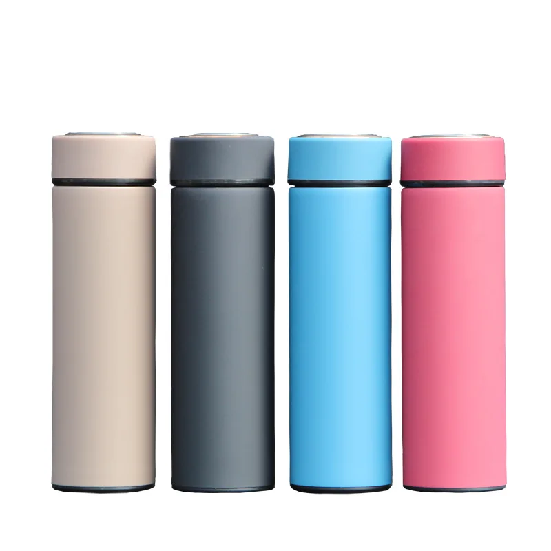 

Amazon Hot 17 oz Fasion style stainless steel vacuum thermo flask/infuser water bottle/tea thermos, White;pink;black;blue;customized color
