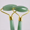 Wholesale cheap natural aventurine quartz crystal jade roller gemstone facial massager roller for gift