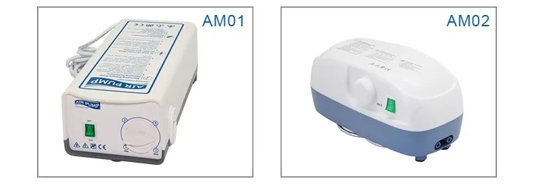 Alternating Pressure Relief Overlay medical air mattress with compressor