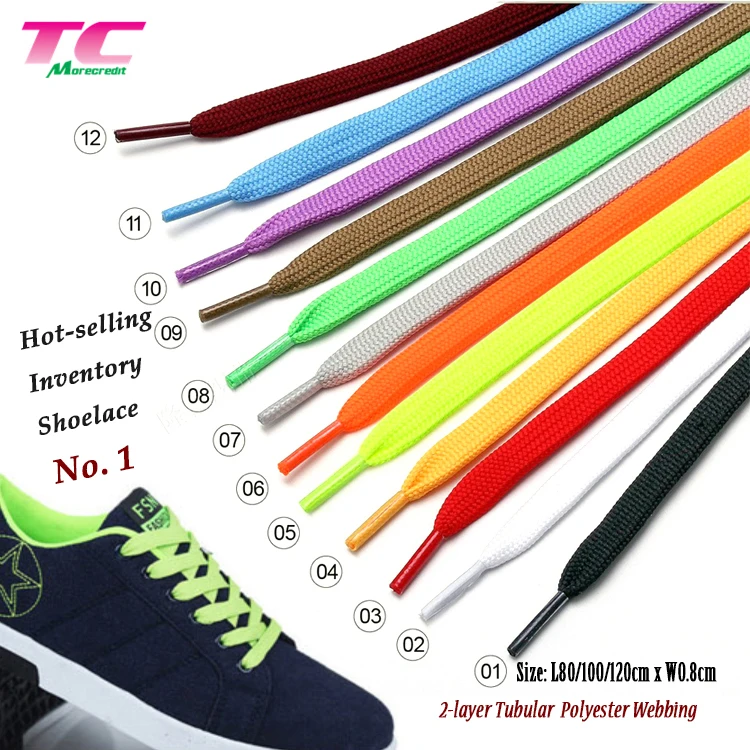 Factory Direct Sale Custom Printed Shoelaces,Wholesale 10mm Flat