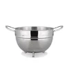 Stainless travel insulated hot soup pot elegent gift cooking pot set