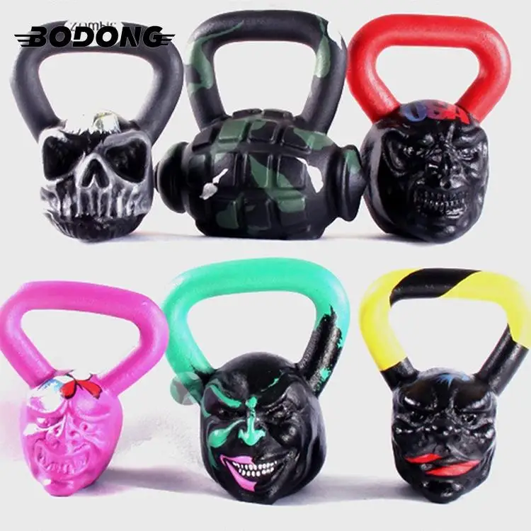 New Style Antiskid Handle Workout Gorilla Skull Monster Kettlebell