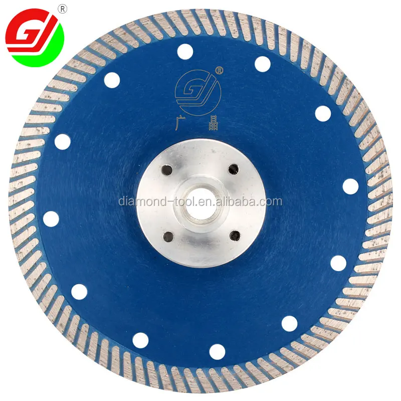 
turbo blade 100-230mm diamond stone cutting disc with flange for cutting granite 
