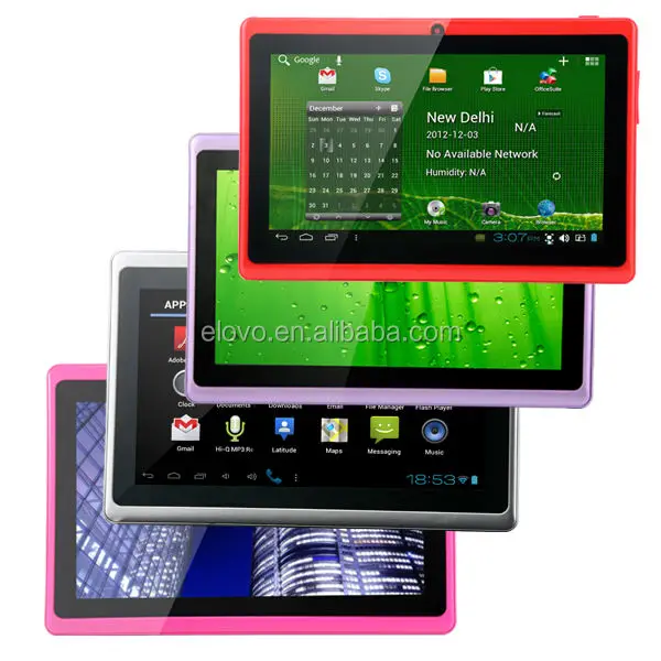 

Android tablet wifi av in 7 inch Allwinner A33 Android os Q88 mid mini tablet pc