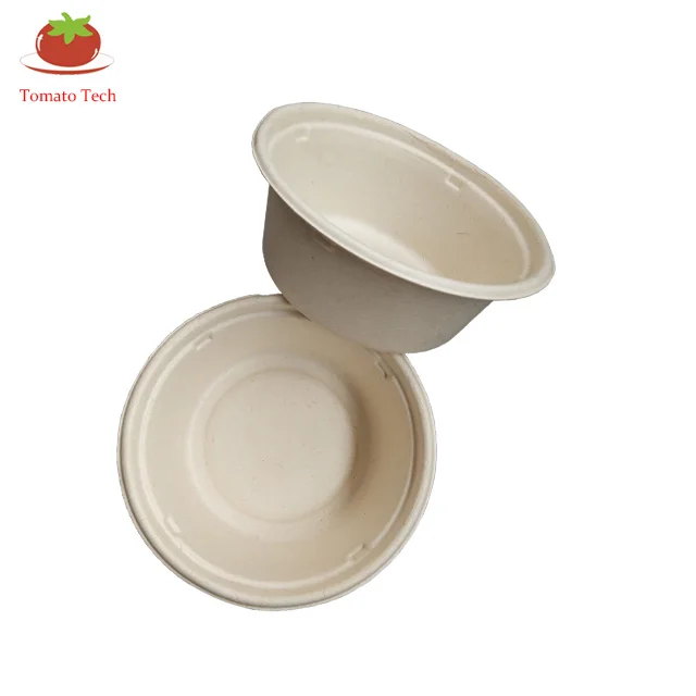 Microwavable Disposable Sugarcane 12oz Fiber Bowl With Pet Lid Buy 12
