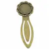 Vintage Clip Retro Bookmark Hair Pins Handmade Gifts 18mm Cabochon Bezel Base Setting
