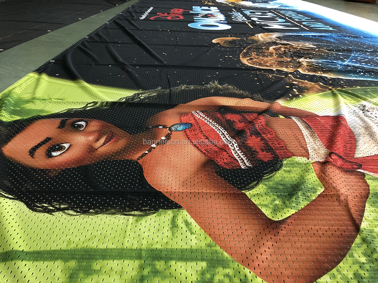 Cloth / Polyester / Fabric Mesh Flex Banner Printing