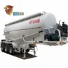 HYUAN High-quality 3 Axles Bulk Cement Tanker Semi Trailer Hydraulic Modular bulk tanker trailer for Sale