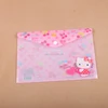 2018 Wholesale high quality transparent plastic PVC file folder with zipper